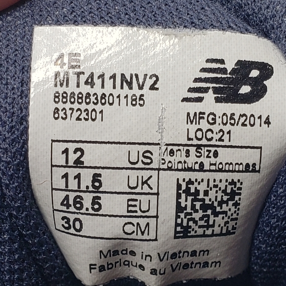 New Balance All Terrain Men's Running Hiking Shoes Size 12 - Picture 12 of 12